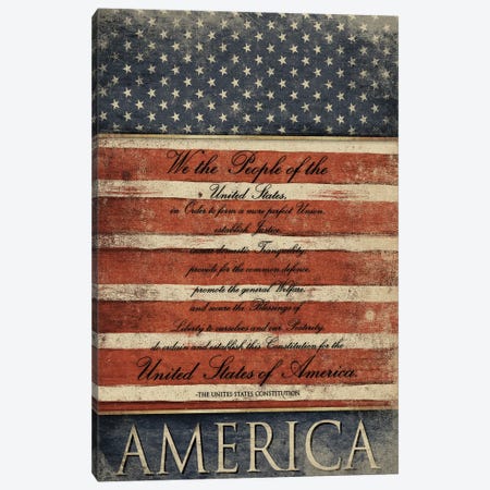 We The People Canvas Print #JAG5} by Jace Grey Canvas Artwork
