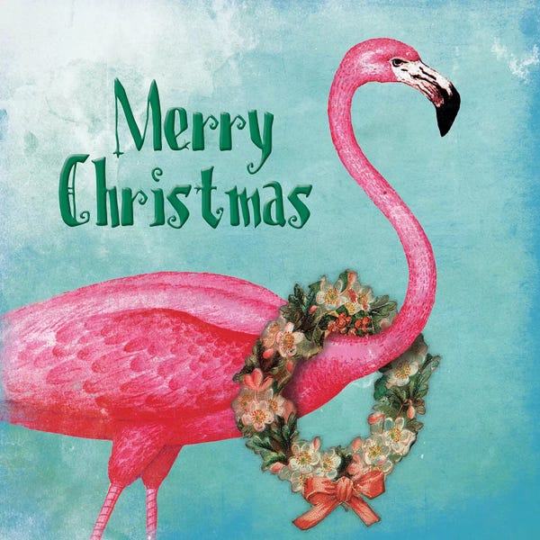 Coastal Christmas: Christmas Flamingo Text by Jace Grey
