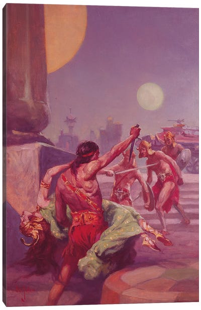 The Master Mind of Mars (John Carter of Mars®) Canvas Art Print - The Edgar Rice Burroughs Collection