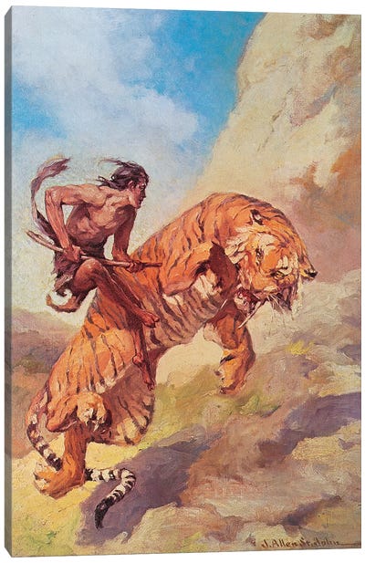 The Eternal Lover™ Canvas Art Print - The Edgar Rice Burroughs Collection