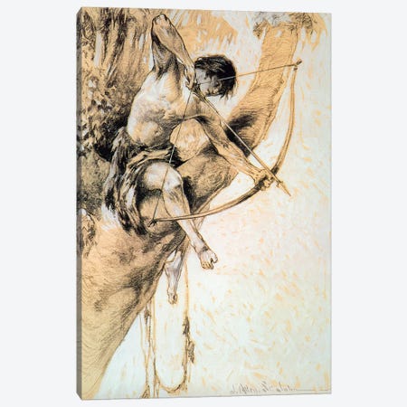 Tarzan® and the Jewels of Opar™ II Canvas Print #JAJ7} by J. Allen St. John Canvas Print
