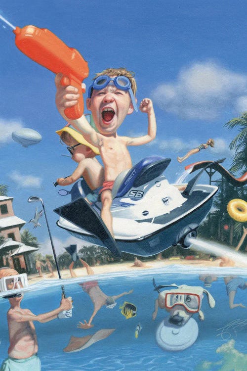 The Best Waterparks by James Bennett wall art
