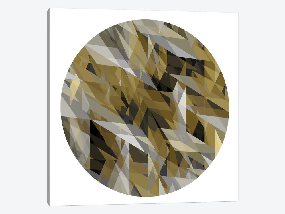 Facets In The Round III by Jan Tatum 1-piece Canvas Artwork