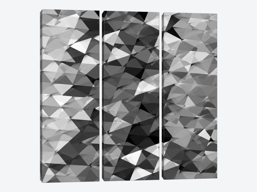 Geometric Squared II by Jan Tatum 3-piece Canvas Artwork