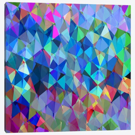 Geometric Squared IV Canvas Print #JAN7} by Jan Tatum Art Print