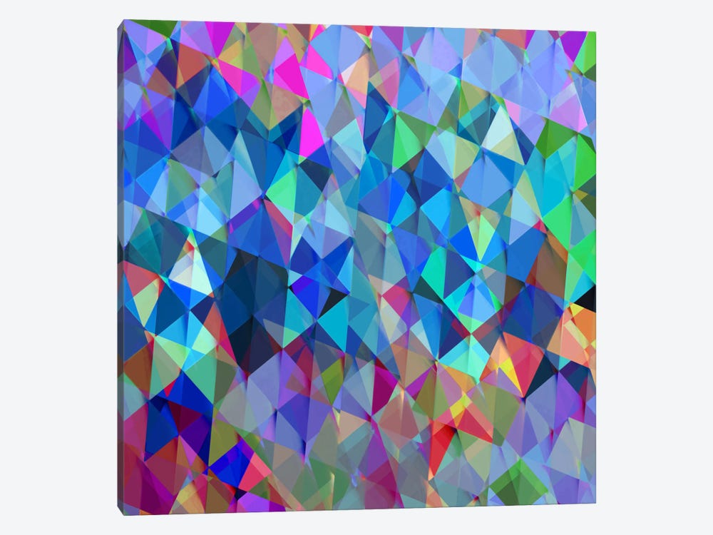 Geometric Squared IV by Jan Tatum 1-piece Canvas Artwork