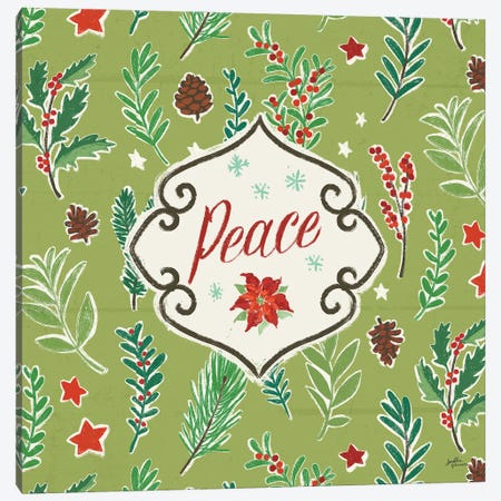 Holiday Joy X Canvas Print #JAP114} by Janelle Penner Canvas Print