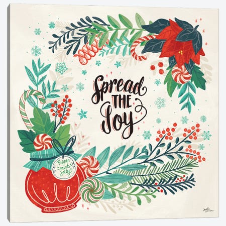 Sweet Christmas II Canvas Print #JAP128} by Janelle Penner Art Print
