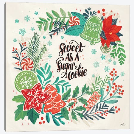 Sweet Christmas IV Canvas Print #JAP130} by Janelle Penner Canvas Wall Art