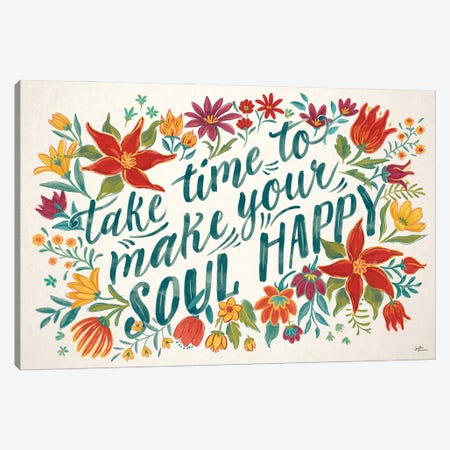 Happy Thoughts I Canvas Print #JAP136} by Janelle Penner Canvas Print