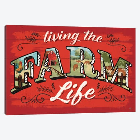Farm Life V Canvas Print #JAP13} by Janelle Penner Canvas Art