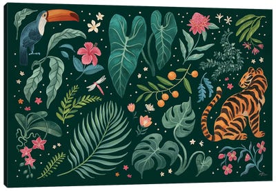 Jungle Love I Canvas Art Print - Tiger Art