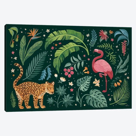 Jungle Love II Canvas Print #JAP159} by Janelle Penner Canvas Wall Art