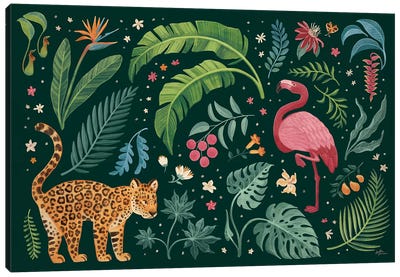 Jungle Love II Canvas Art Print - Janelle Penner
