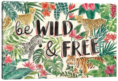 Jungle Vibes I Canvas Art Print - Leopard Art
