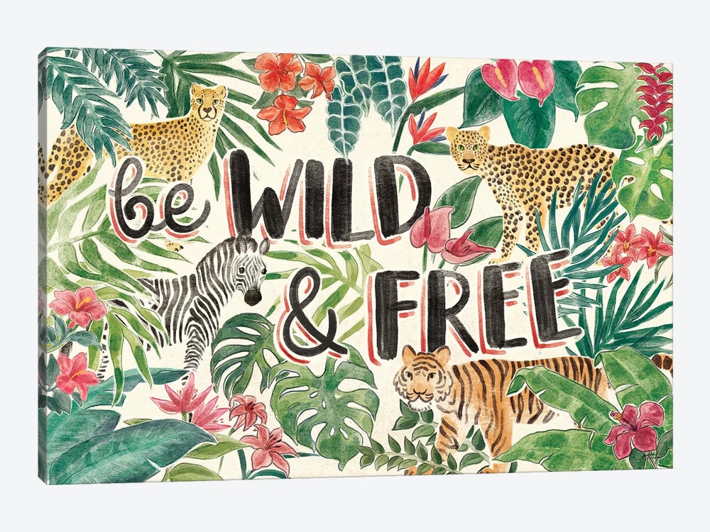 Jungle Vibes I by Janelle Penner 1-piece Canvas Art Print