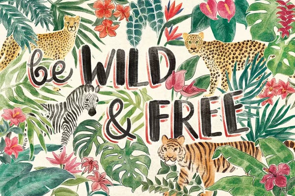 Janelle Penner: Jungle Vibes I by Janelle Penner