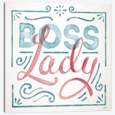 Boss Lady I Canvas Print #JAP190} by Janelle Penner Canvas Wall Art