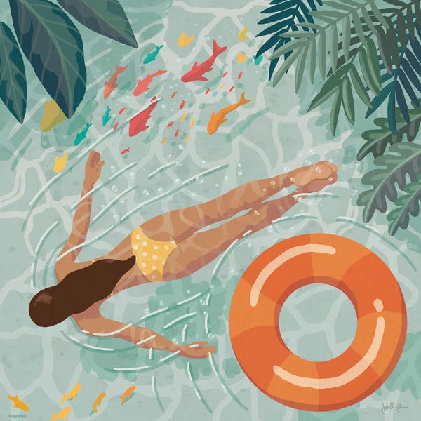 Janelle Penner: Beach Babes IV by Janelle Penner