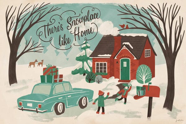 Janelle Penner: Winter Bliss I by Janelle Penner