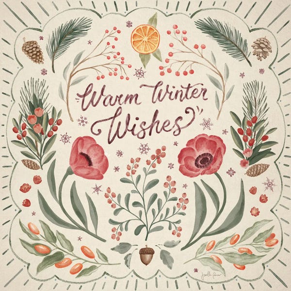 Janelle Penner: Winter Blooms II by Janelle Penner