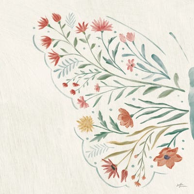 Wildflower Vibes VI (No Words) by Janelle Penner framed canvas print