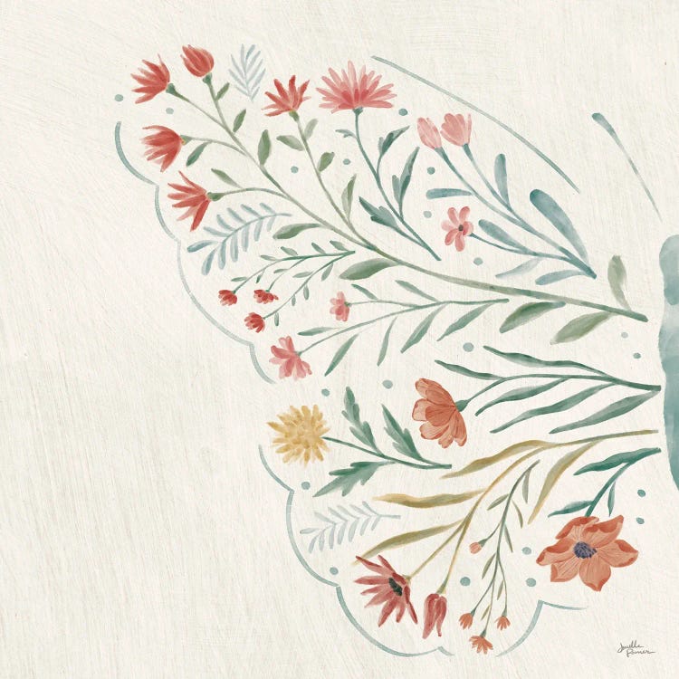 Wildflower Vibes VI (No Words) by Janelle Penner wall art