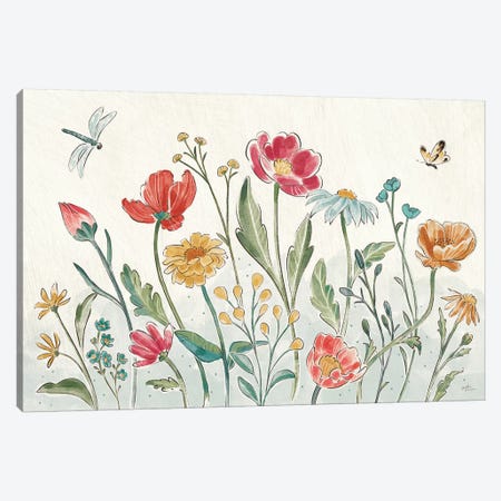 Boho Field I Canvas Print #JAP55} by Janelle Penner Canvas Print