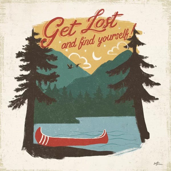 Janelle Penner: Vintage Lake V No Lines by Janelle Penner