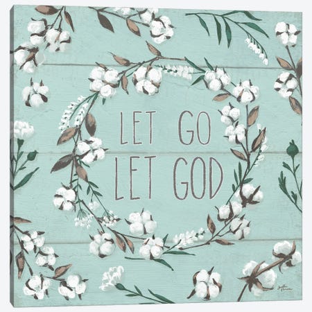 Blessed VII - Let Go, Let God Canvas Print #JAP8} by Janelle Penner Canvas Art Print
