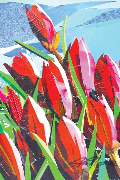 Tulips In Red by Jim Nonas art print