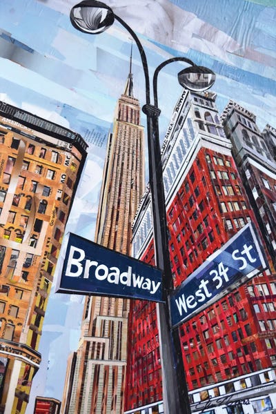 Canvas Print: Broadway And 34th St by Jim Nonas