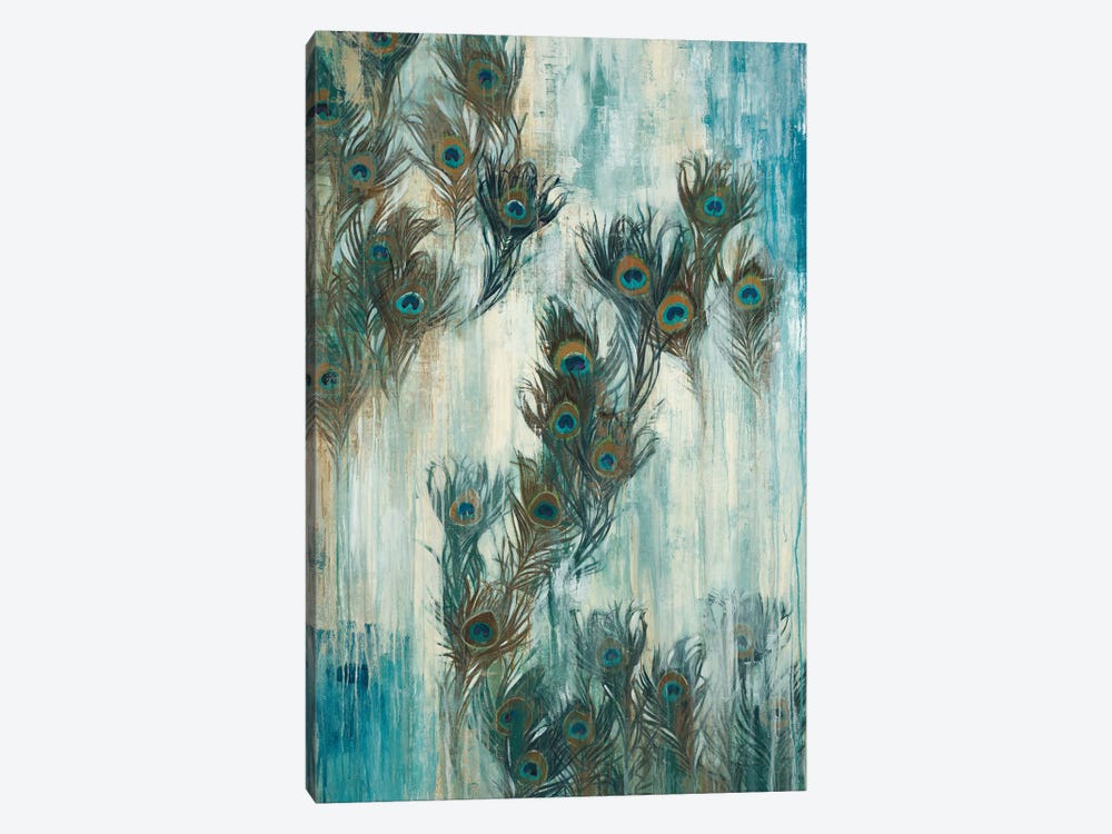 Proud As A Peacock by Liz Jardine 1-piece Canvas Art Print