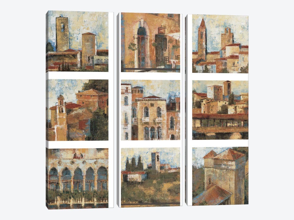 Tuscan Series by Liz Jardine 3-piece Canvas Art