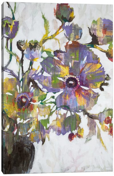 Vivid Poppies Canvas Art Print - Liz Jardine