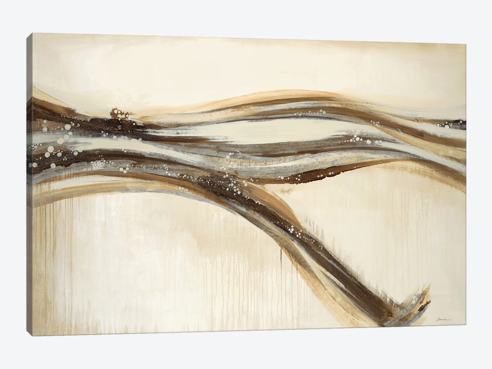 Catching A Metallic Wave by Liz Jardine 1-piece Canvas Print