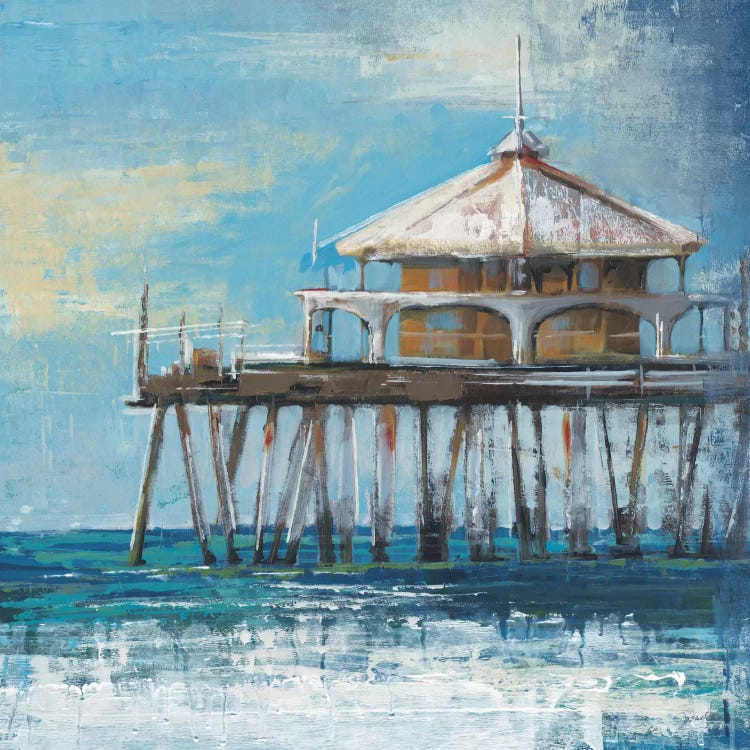 Boardwalk Pier by Liz Jardine wall art