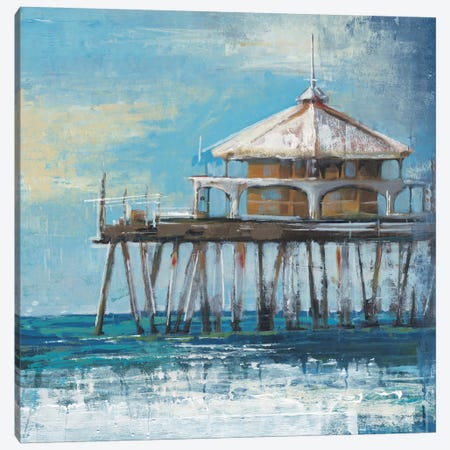 Boardwalk Pier Canvas Print #JAR15} by Liz Jardine Art Print