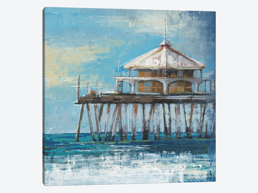 Boardwalk Pier by Liz Jardine 1-piece Art Print