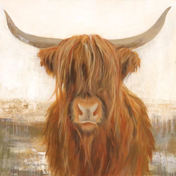 Modern Farmhouse Living Room: Happy Yak by Liz Jardine