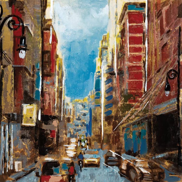 Liz Jardine: Bright Lights, Big City I by Liz Jardine