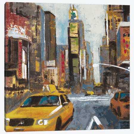 Bright Lights, Big City II Canvas Print #JAR18} by Liz Jardine Canvas Artwork