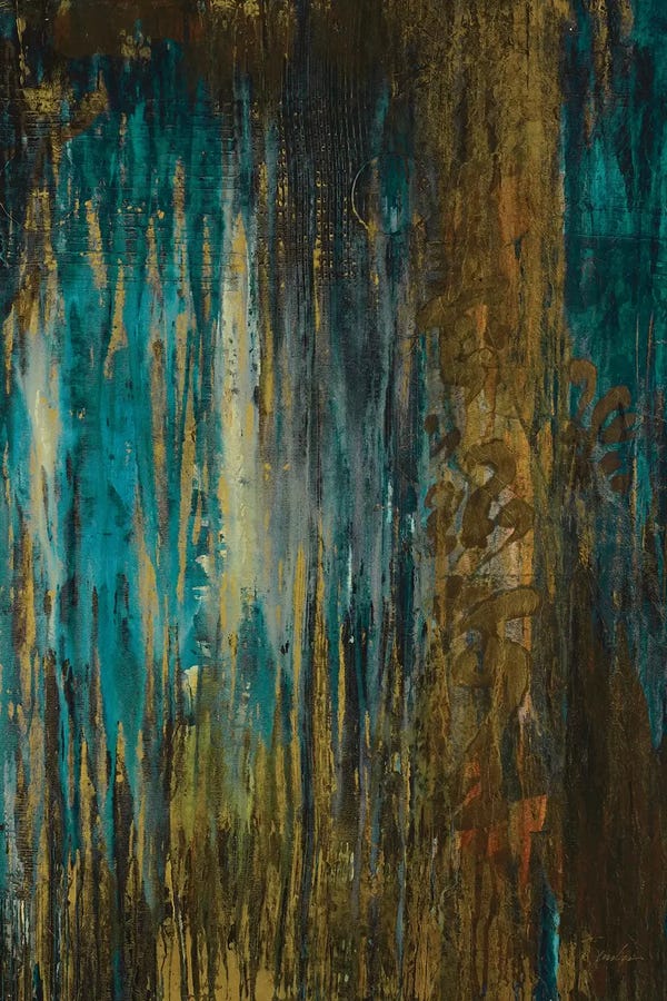 Third And Wall Art Group: Asia Teal by Liz Jardine