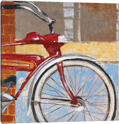Bicycle Canvas Art Print - Liz Jardine