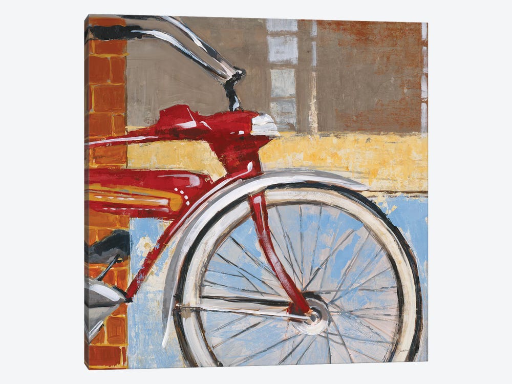 Bicycle by Liz Jardine 1-piece Canvas Art