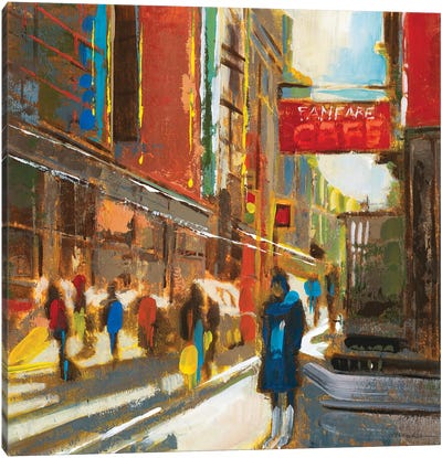 Bright Lights, Big City III Canvas Art Print - Liz Jardine