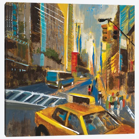 Bright Lights, Big City IV Canvas Print #JAR195} by Liz Jardine Canvas Wall Art