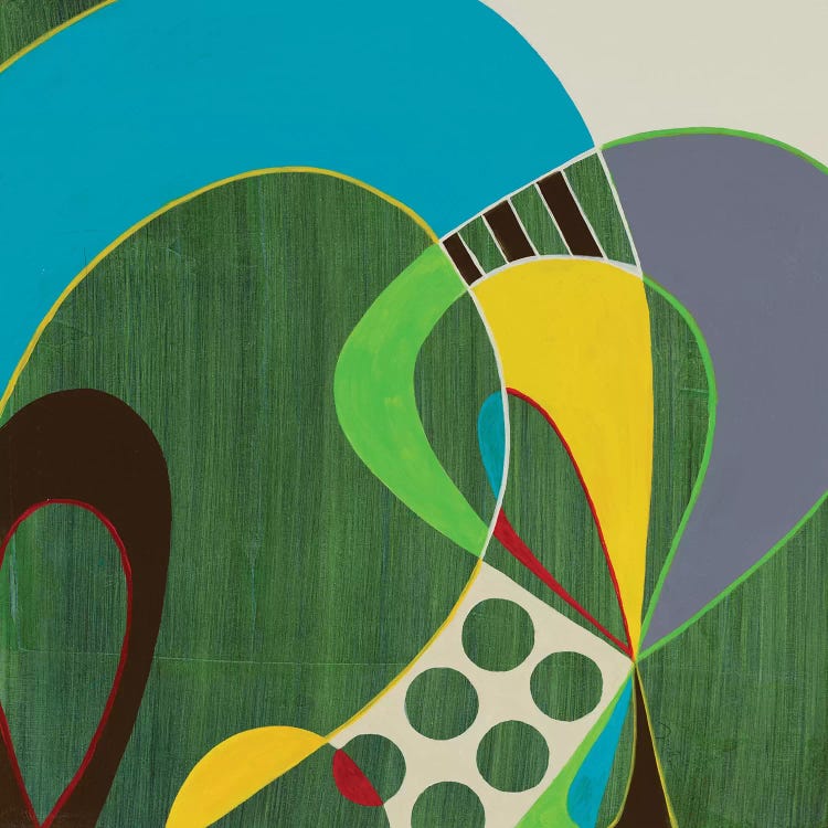 Brilliant Wood Hues II by Liz Jardine canvas print