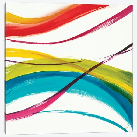 Neon Currents I Canvas Print #JAR217} by Liz Jardine Canvas Print