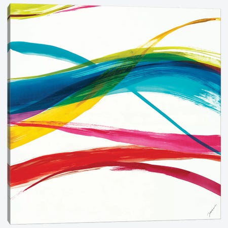 Neon Currents III Canvas Print #JAR219} by Liz Jardine Canvas Wall Art